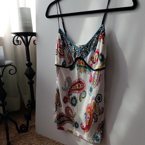 Cosabella Tops - Cosabella Paisley Adjustable Tank